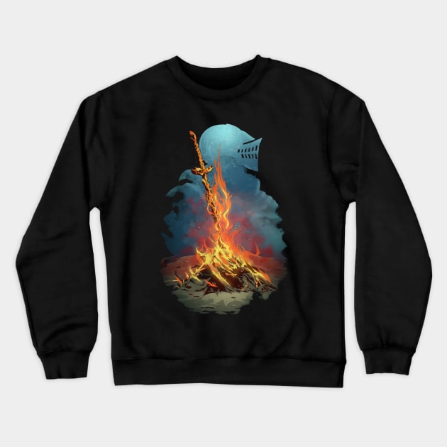 dark souls Crewneck Sweatshirt by retinac 